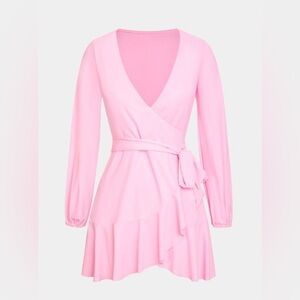 Long sleeves short dress